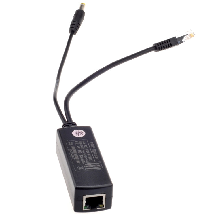 Power Over Ethernet Splitter 48V Input and 12V Output 48V PoE Splitter Adapter, Let 12V DC IP Camera Become POE Camera, Power Over Ethernet Splitter Power Over Ethernet Splitter 48V Input and 12V Output 48V PoE Splitter Adapter, Let 12V DC IP Camera Become POE Camera, Power Over Ethernet Splitter